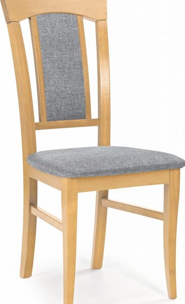 Sedia Konrad in rovere grigio
