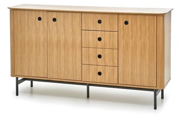 Credenza Smart KM1 in rovere - L167 x H44 x H93 cm