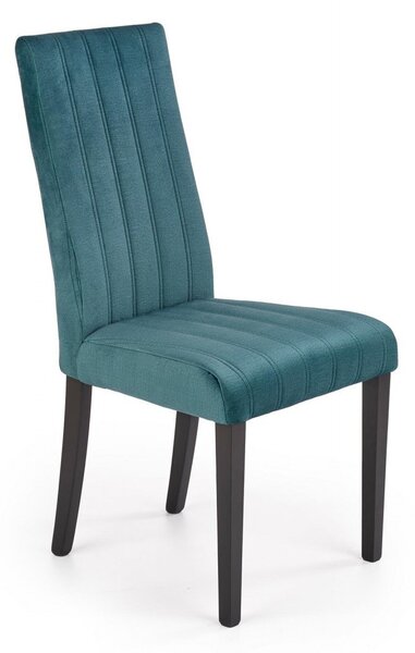 Sedia Diego 2 in velluto verde