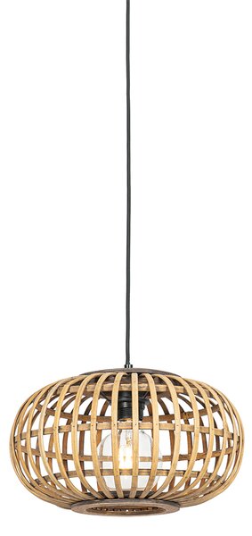 Lampada a sospensione orientale bambù 32 cm - Amira