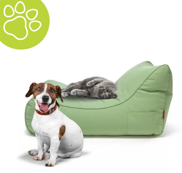 Pouf poltrona sacco chaise longue da esterno pouf a sacco lettino in poliestere waterproof