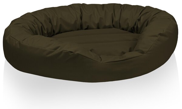 Lettino per cani BedDog® SUNNY 4in1 o monocolore, lavabile, con bordo, cuscino per cani, GREEN-TEA (verde), L