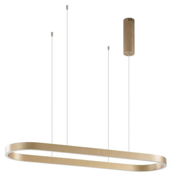 Lucande Smart LED lampada a sospensione Melinay, oro, CCT, Tuya