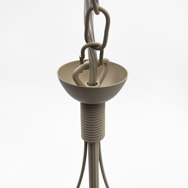 Lampadario a catena ANTON 3xE14/60W/230V beige