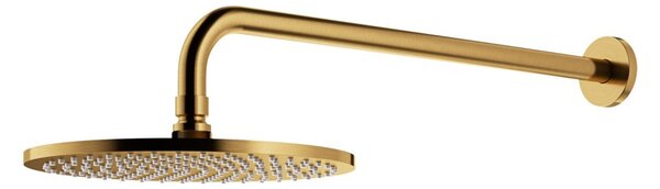 Omnires SLIMLINE WGSET1GLB Soffione doccia 25, oro spazzolato