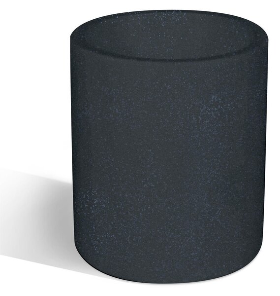 Vaso Porta vaso, in polietilene BAROCCO Dimensione 35x h40 cm Modello Ionico spessore 2 mm colore Grafite