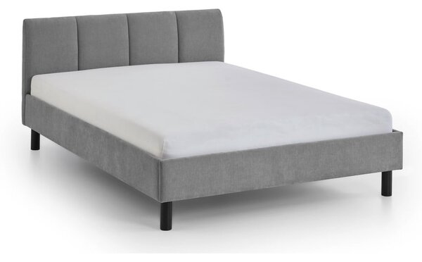 Letto singolo imbottito grigio rete non inclusa 120x200 cm Joker – Meise Möbel
