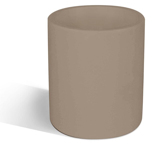 Vaso Porta vaso, in polietilene BAROCCO Dimensione 35x h40 cm Modello Ionico spessore 2 mm colore Tortora