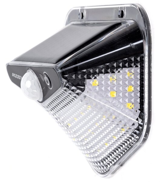 Aigostar -LED Lampada solare con sensore LED/3,7V 6500K 500 mAh IP65 nera