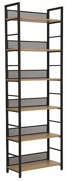 Scaffale Raw R6 in rovere/nero opaco