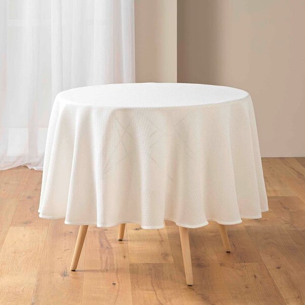 Tovaglia in jacquard ø 180 cm Stella – douceur d'intérieur