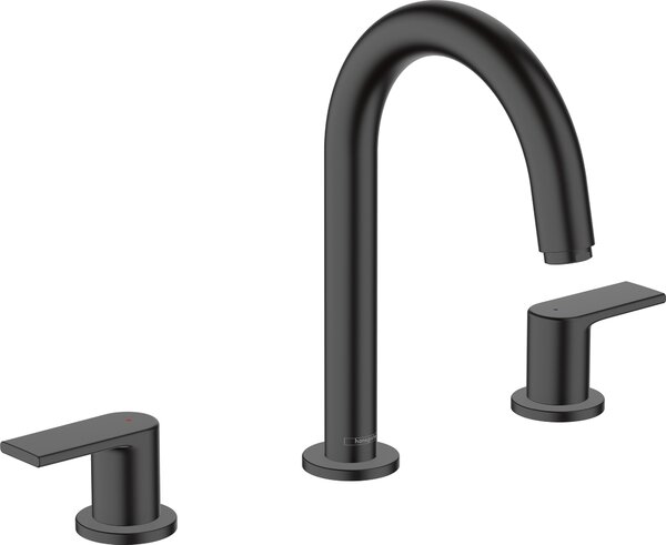 Hansgrohe Vernis Shape Mélangeur de lavabo 3 trous avec vidage à tirette, saillie 166 mm, 71563670, 71563670