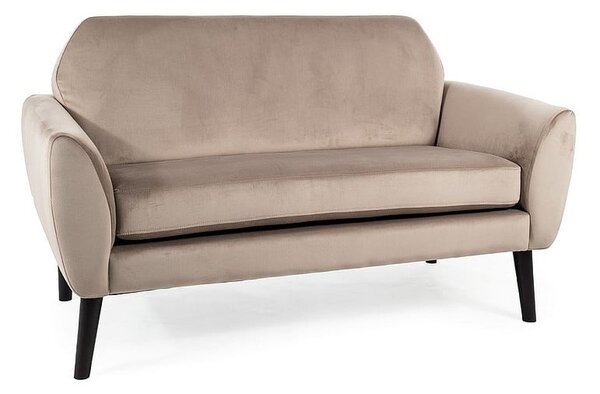 Divano Mena in velluto beige - Blu40