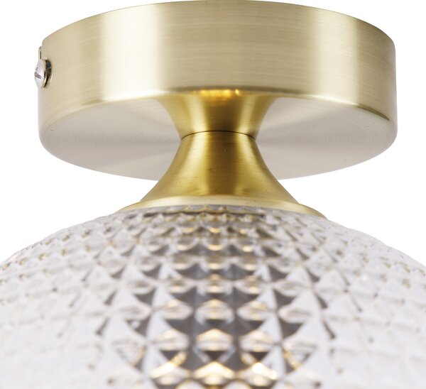 Lampada da soffitto Art Déco intelligente in ottone con Wi-Fi A60 - Sphere