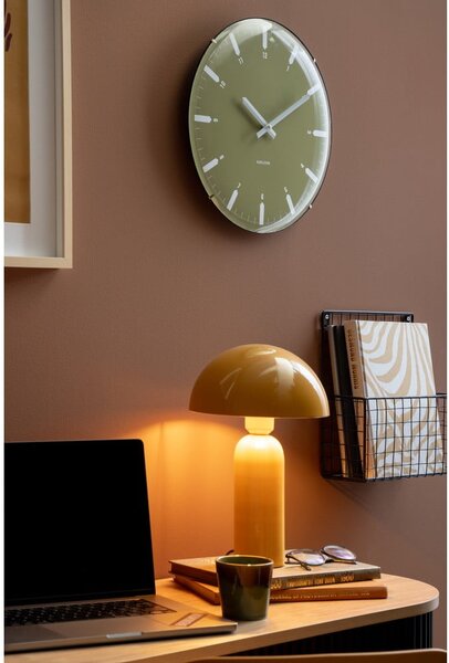 Lampada da tavolo giallo ocra (altezza totale 35 cm) Aente – Leitmotiv