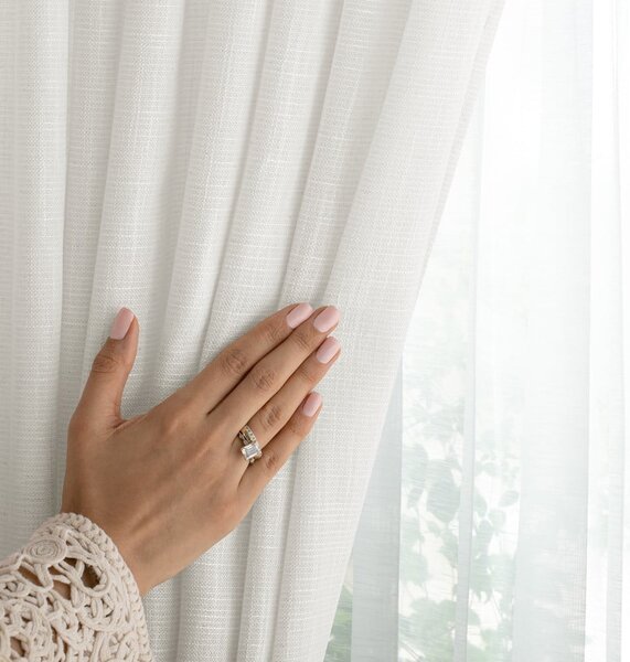 Tenda color crema 140x270 cm Valeta – Restilo