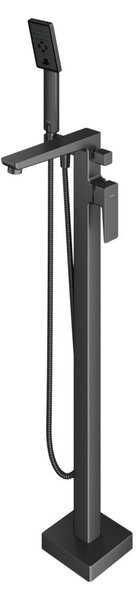 Omnires PARMA PM7433GR Miscelatore vasca a pavimento, grafite