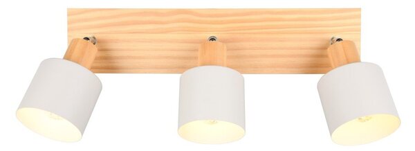 Faretti in colore bianco-naturale ø 9 cm Shanti - Trio