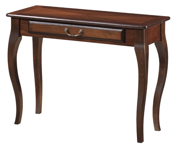 Tavolino da caffè Padova D in noce scuro - L104 x l40 x h75 cm