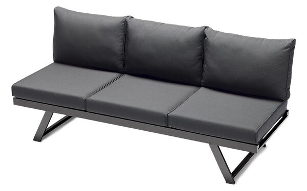 Vincitore Auckland Lounge/Lettino Grigio ferro/Grigio