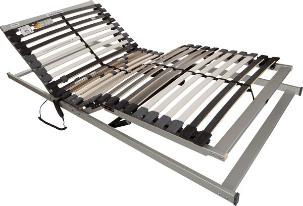 BeCo Luxus E-Move, elettrico, 140 x 200 cm, 28 doghe, già montato, telecomando via cavo