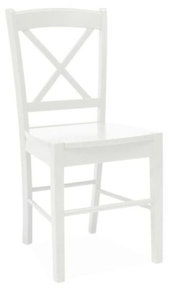 Sedia in legno CD-56 bianco - H 85 cm