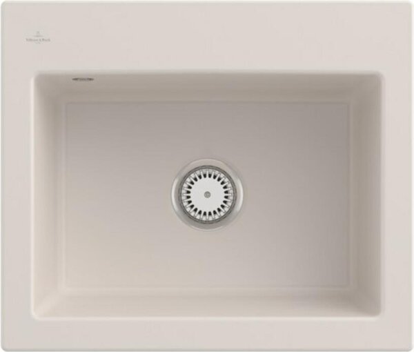 Villeroy & Boch lavello 60 S SUBWAY 600 x 510 mm funzionamento manuale crema