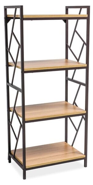 Scaffale Tablo con 4 ripiani - L 60 x L 40 x H 140 cm