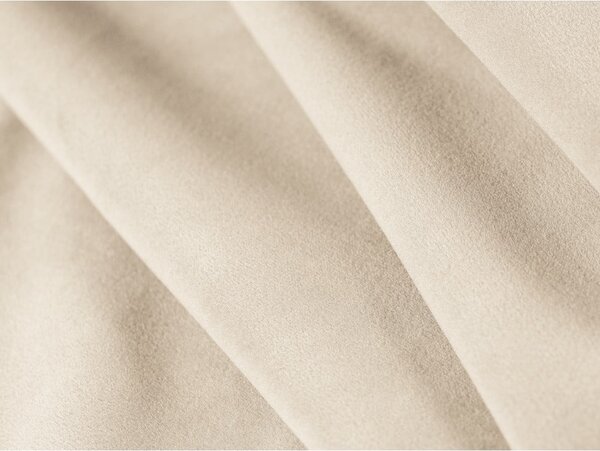 Divano beige allungabile/con contenitore con rivestimento in velluto 247 cm Jodie – Micadoni