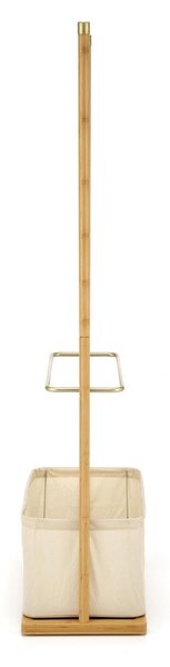 Appendiabiti WU31 in legno naturale/beige/oro - H166 cm