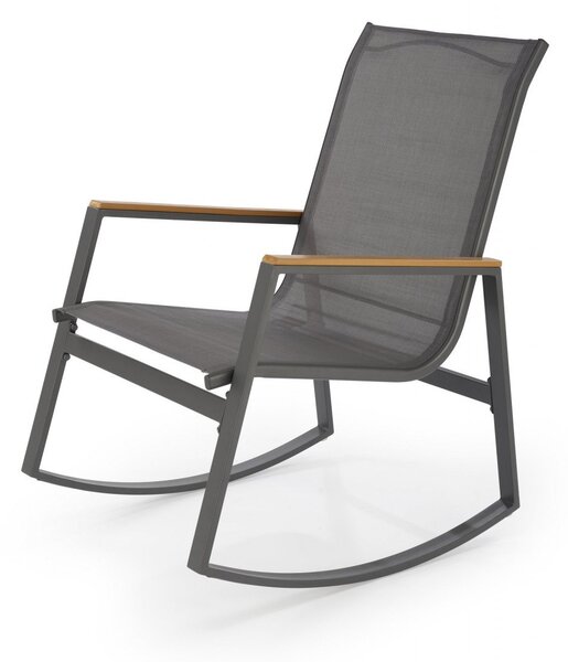 Sedia da giardino Zlatan in grigio - H97 cm