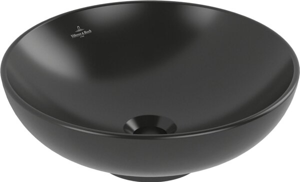 V&B V&B lavabo da appoggio Loop& Friends d 42 cm, w troppopieno, P bla C+, senza foro per rubinetto panca