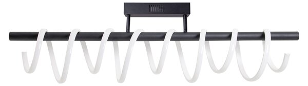 Näve plafoniera BELLEZA 100x20cm bianco caldo nero 1374322