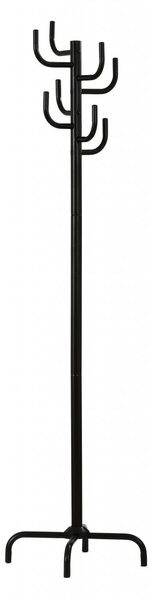 Appendiabiti W11 BIS in nero - H178 cm