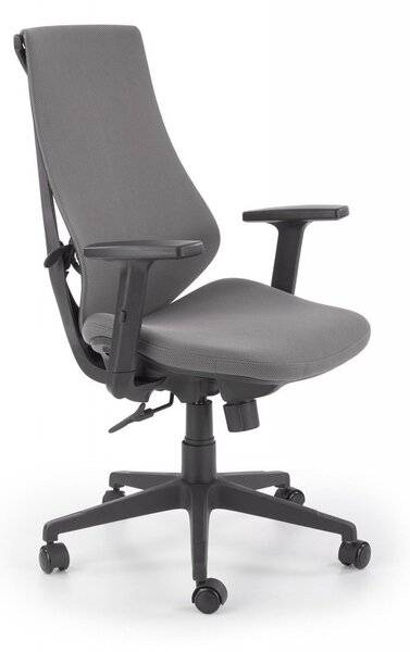 Sedia da ufficio Rubio in grigio/nero - H60 cm