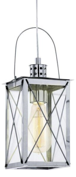 Eglo 49212 Lampada a sospensione vintage cromo chiaro