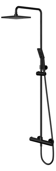 Omnires Y Y1244JBL Set doccia con miscelatore termostatico, nero