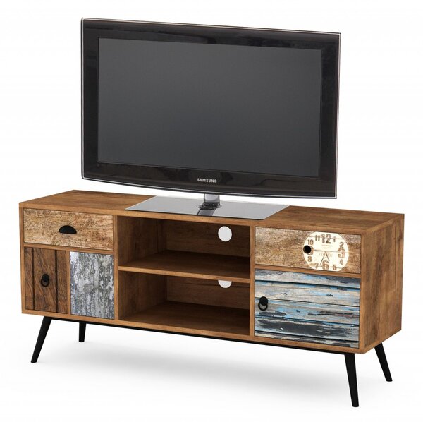 Mobile TV Mezo RTV-1 multicolore - L120 cm
