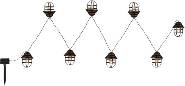 Luce solare da giardino 8 lanterne lampada solare da esterno luce solare 33059-8