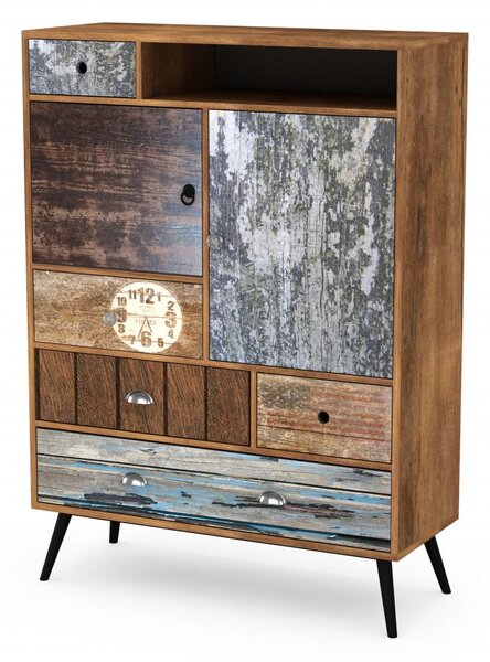 Credenza Mezo KM-4 multicolore - L100 cm