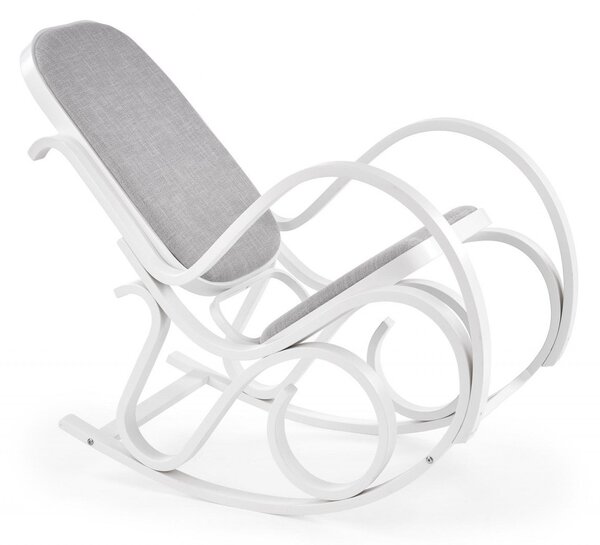 Poltrona a dondolo Max Bis Plus bianco H95 cm