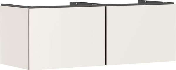 Hansgrohe Xilesa E meuble sous lavabo, 2 tiroirs, pour console découpe au centre, 1375x550x500mm, 54268780, 54268780