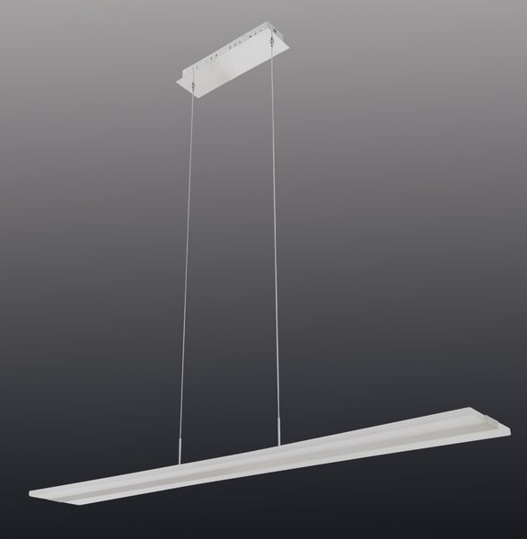 Lampada a sospensione LED / argento