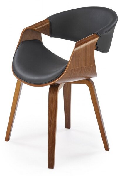 Sedia K544 nero/marrone H77 cm