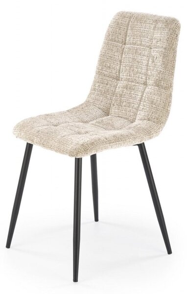 Sedia K547 in tessuto beige H87 cm