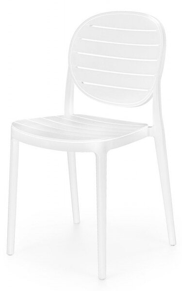 Sedia in plastica K529 in bianco