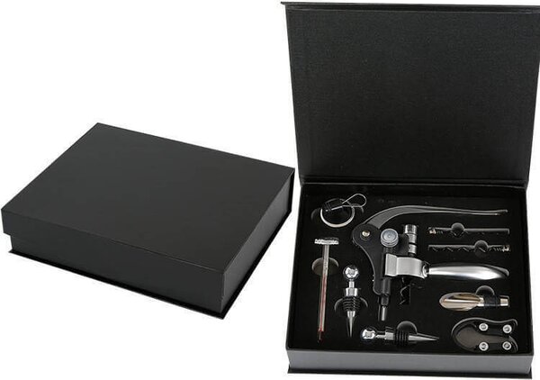 Set regalo apribottiglie premium da 11 pezzi - nero