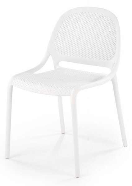 Sedia in plastica K532 in bianco