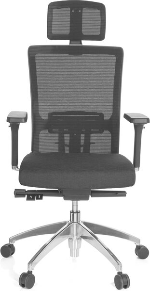 Sedia da ufficio / sedia direzionale Astra Lux mesh nero / nero