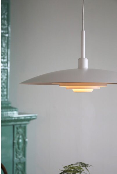 Lampadario bianco con paralume in metallo ø 57 cm Piny – Markslöjd